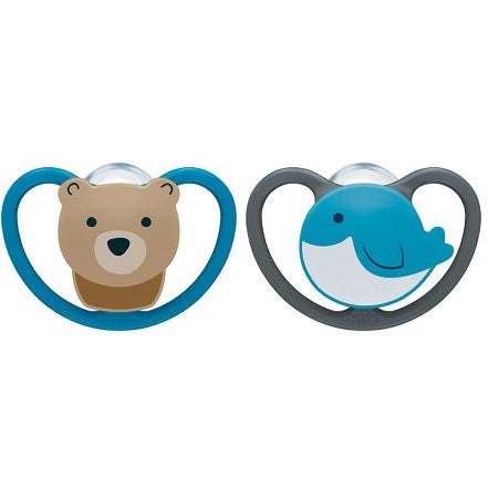 Nuk Succhietto Space Silicone 18-36 Mesi 2 Pezzi-1