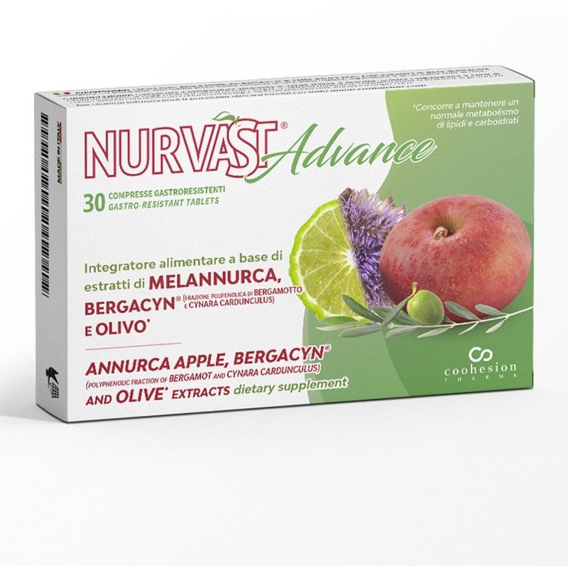 Nurvast Advance per il metabolismo di carboidrati e lipidi 30 compresse-1