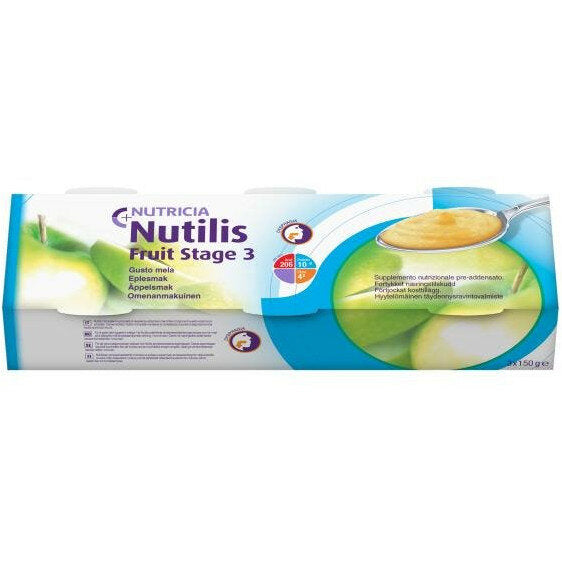 Nutricia Nutilis Fruit Stage 3 alimenti a fini medici specifici gusto mela 3x150g-2