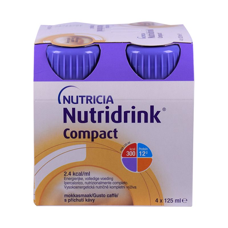 Nutricia Nutridrink Compact gusto caffè 4x125ml-1