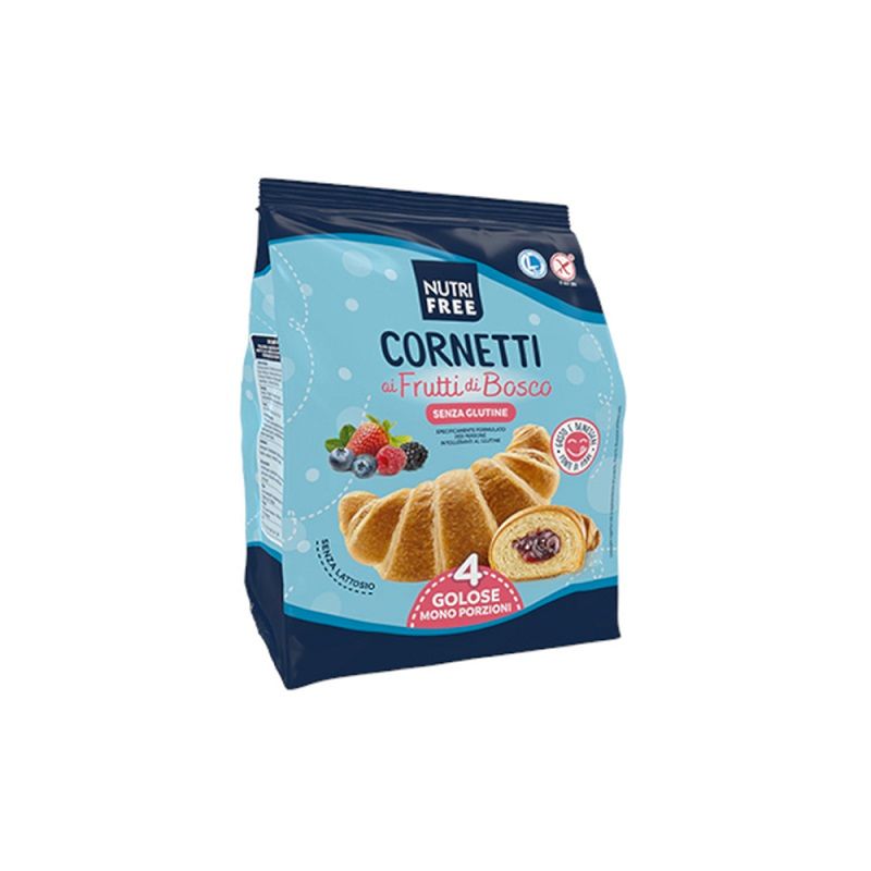 NT Food Nutrifree cornetti integrali ai frutti di bosco 4 pezzi-1