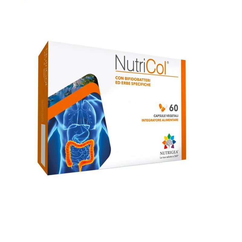Nutrigea Nutricol per il benessere dell'intestino 60 capsule vegetali-1