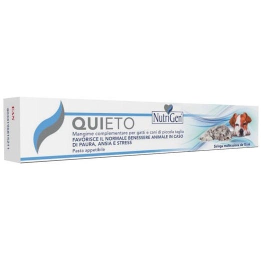Nutrigen Quieto Pasta Mangime Complementare Calmante Cani/Gatti Taglia Piccola 15ml-1
