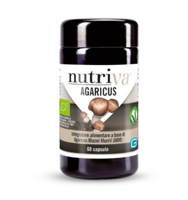 Nutriva Agaricus ABM 60 Capsule Vegetali-1