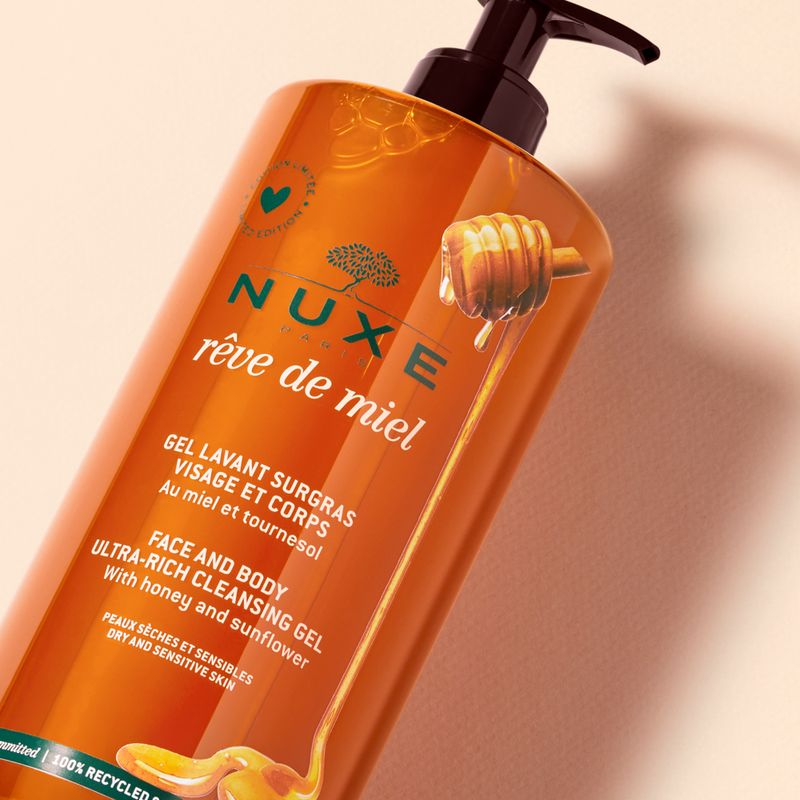 Nuxe Rêve De Miel Gel Detergente Viso E Corpo Al Miele In Edizione Limitata 750ml-3