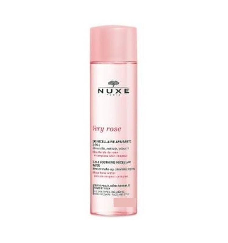 Nuxe Very Rose Acqua Micellare Lenitiva 3 in 1 acqua di rosa 100ml-1