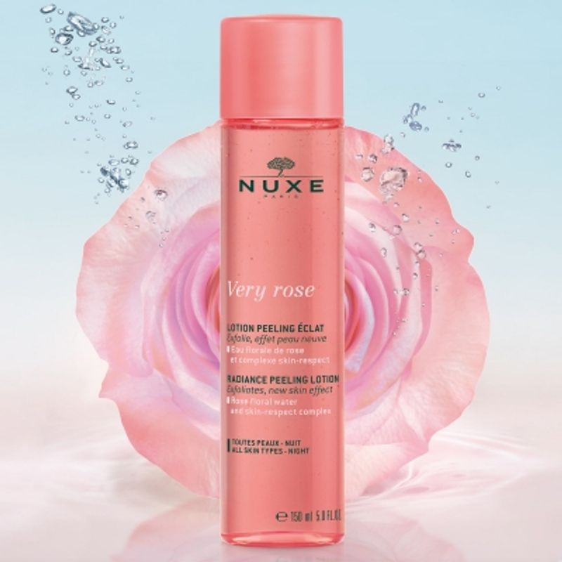 Nuxe Very Rose Lozione Peeling Esfoliante Illuminante acqua di rosa 150ml-2