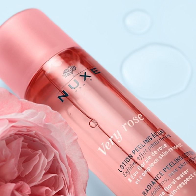 Nuxe Very Rose Lozione Peeling Esfoliante Illuminante acqua di rosa 150ml-3