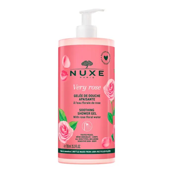 Nuxe Very Rose Gel Doccia Lenitivo Maxi Formato 750ml-7