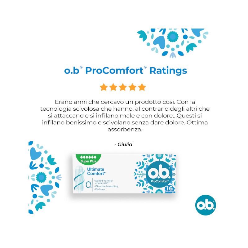O.B. Super Plus Pro Comfort per flusso molto intenso 16 pezzi-7