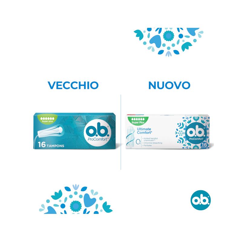 O.B. Super Plus Pro Comfort per flusso molto intenso 16 pezzi-9