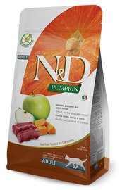 Farmina N&D Pumpkin Cervo E Zucca Gatti Adulti Sacco 300g-1