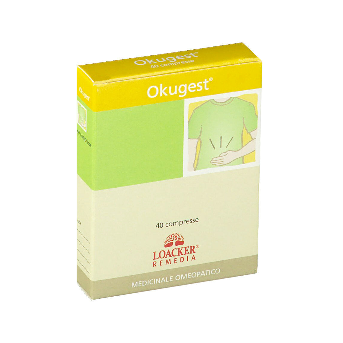 Okugest disturbi gastrointestinali medicinale omeopatico 40 compresse-1