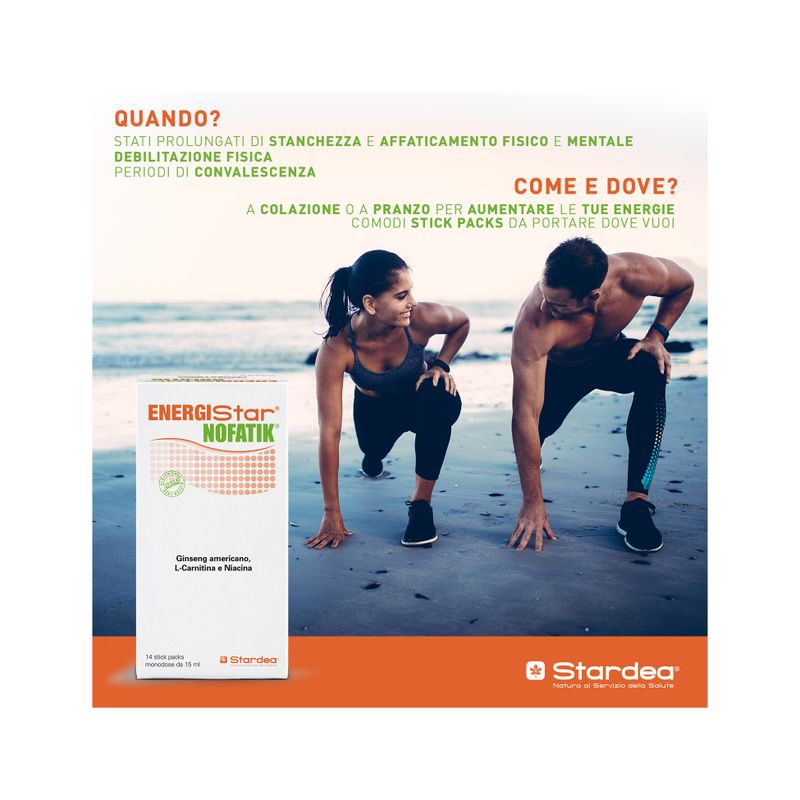 Energistar Nofatik integratore alimentare 14 Stickpack-5