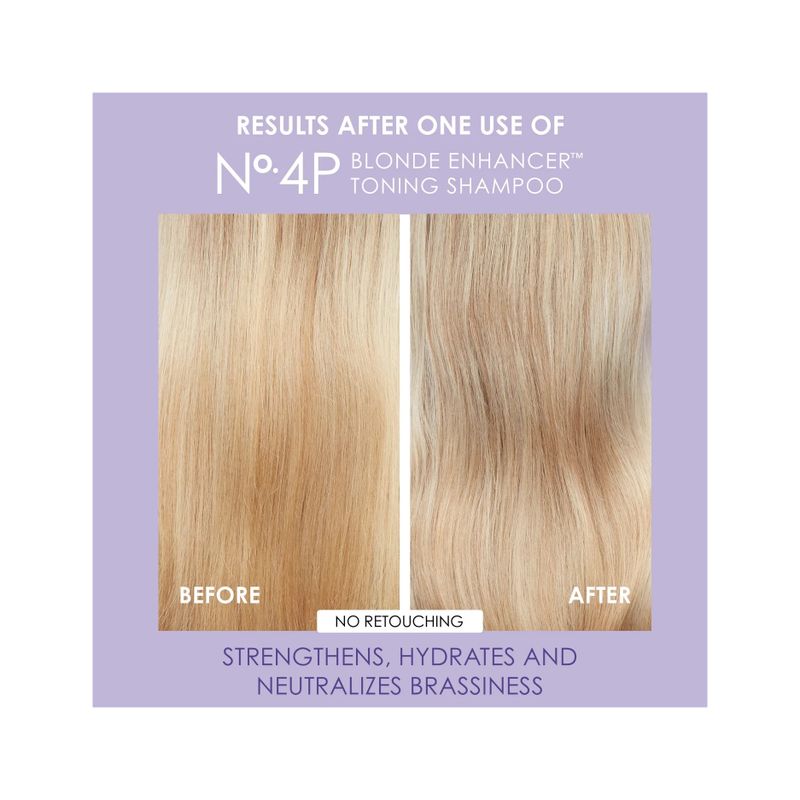 Olaplex No.4P Blonde Enhancer Toning Shampoo 250ml-5