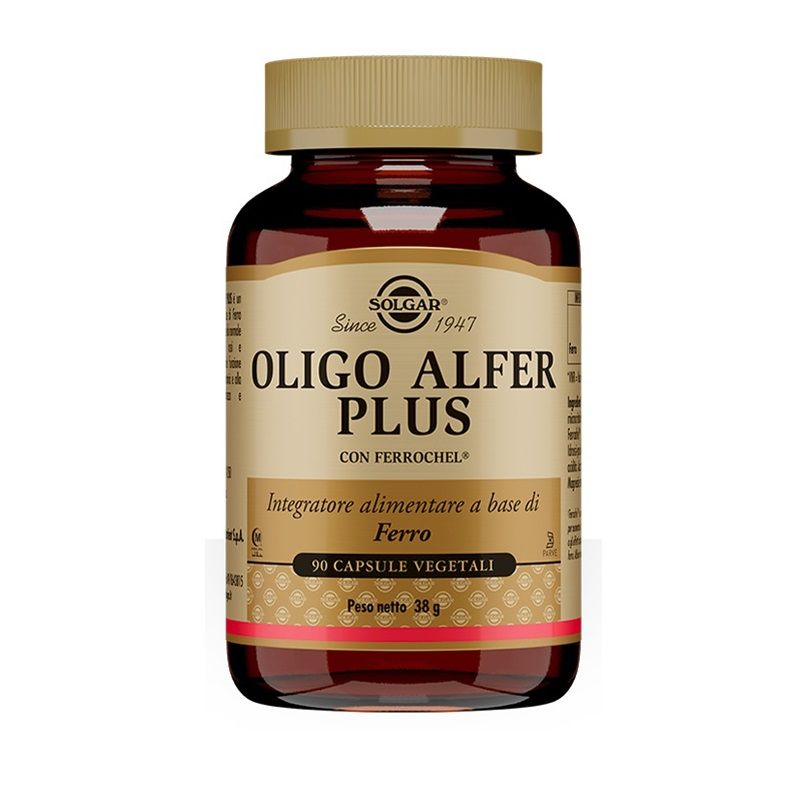 Solgar Oligo Alfter Plus integratore alimentare a base di ferro 90 capsule-1