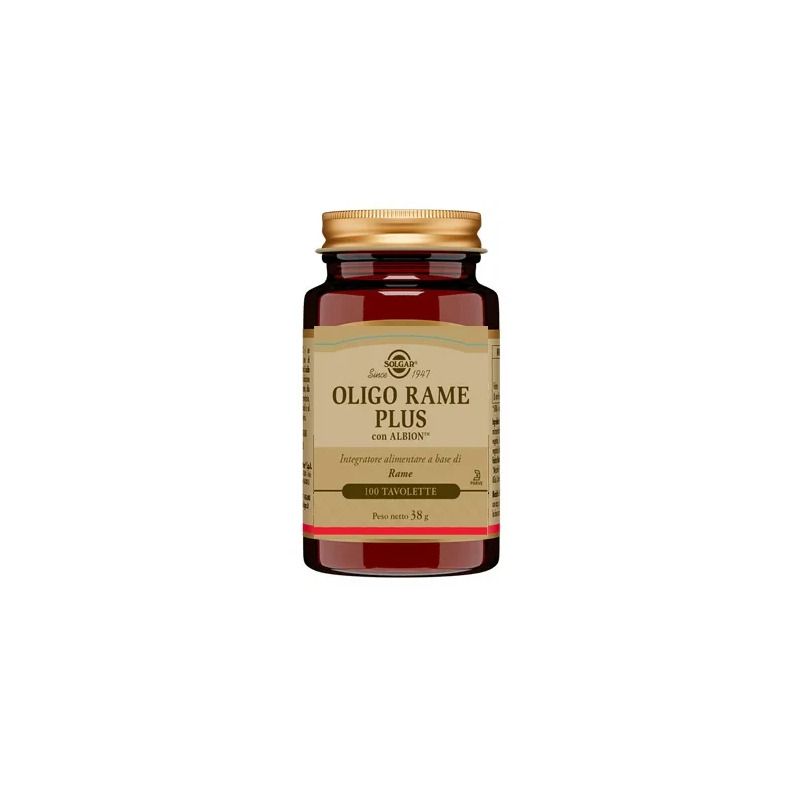 Solgar Oligo Rame Plus 100 compresse-1