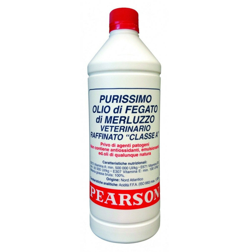 Pearson Olio di Fegato di Merluzzo Veterinario Raffinato 1000ml-2