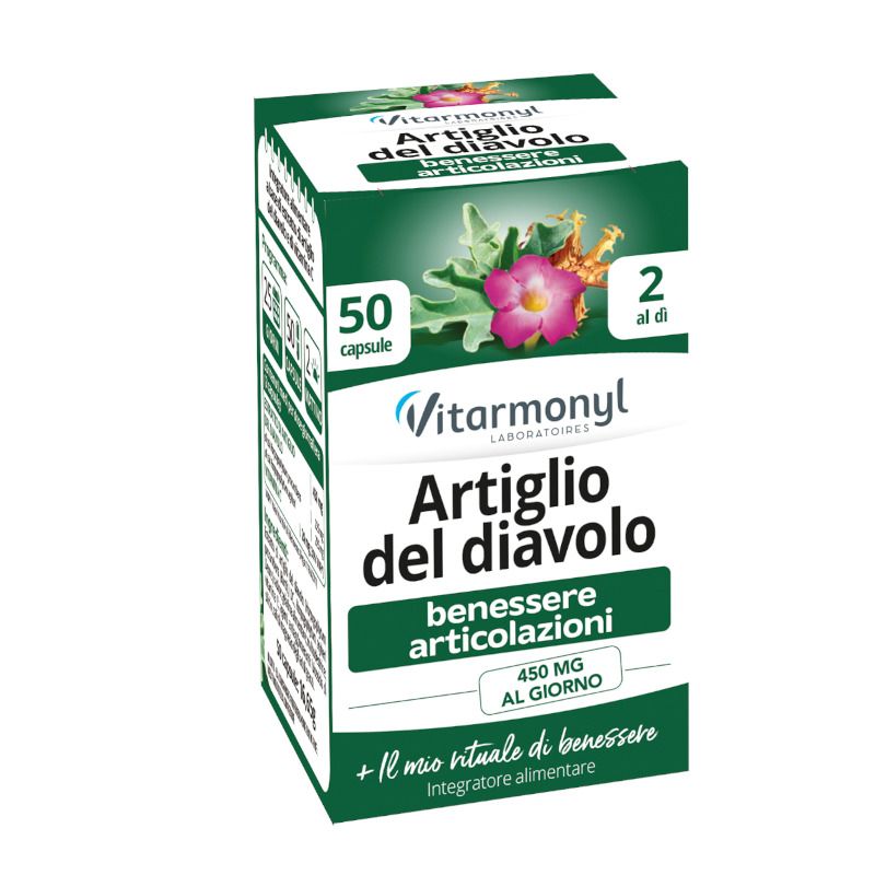 Vitarmonyl Artiglio del Diavolo per il benessere articolare 50 capsule-1