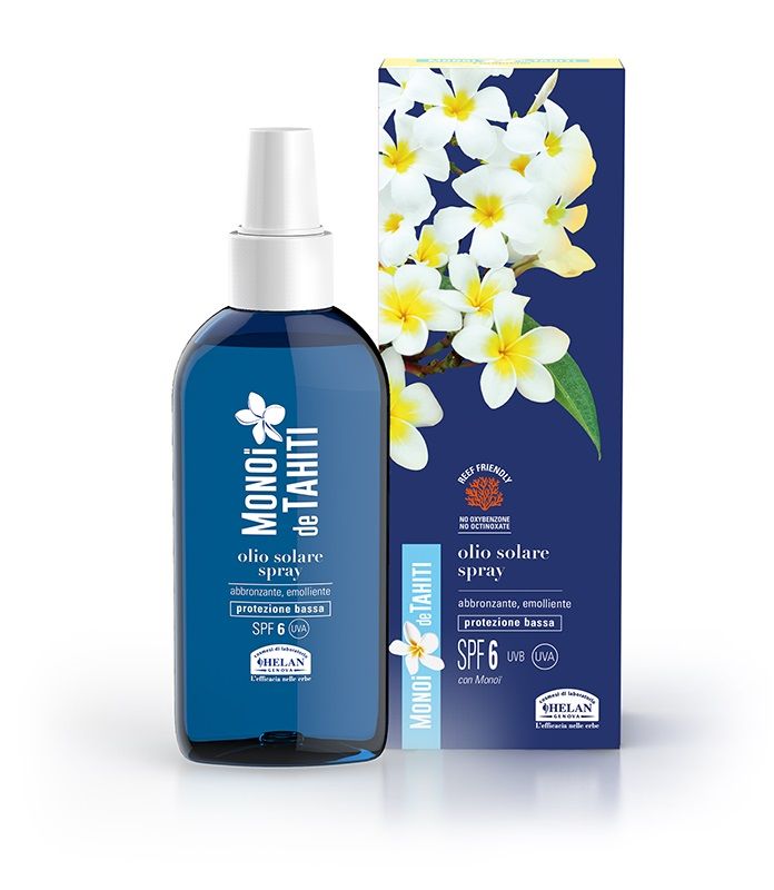 Helan Olio Solare Abbronzante SPF6 Monoi de Tahiti 150ml-1