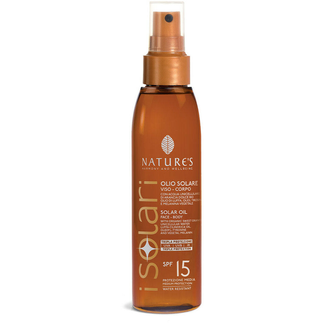 Nature's Solari Olio Solare Viso/Corpo SPF15 150ml-2