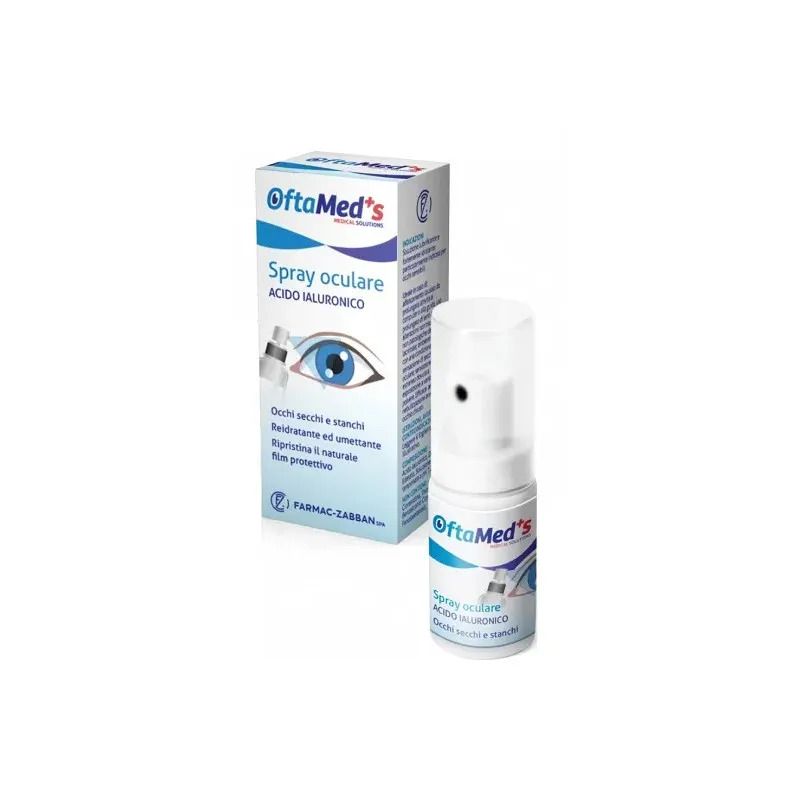 OftaMed's spray oculare occhi secchi e stanchi Acido Ialuronico 10ml-1