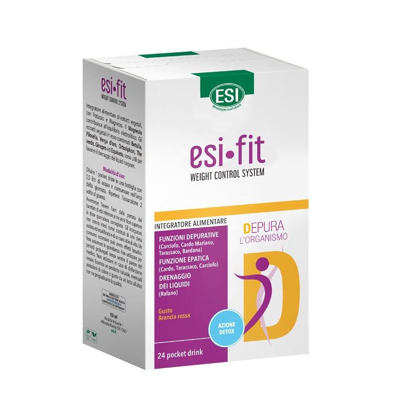 Esi Fit Depura l'Organismo integratore alimentare 24 pocket drinks-1
