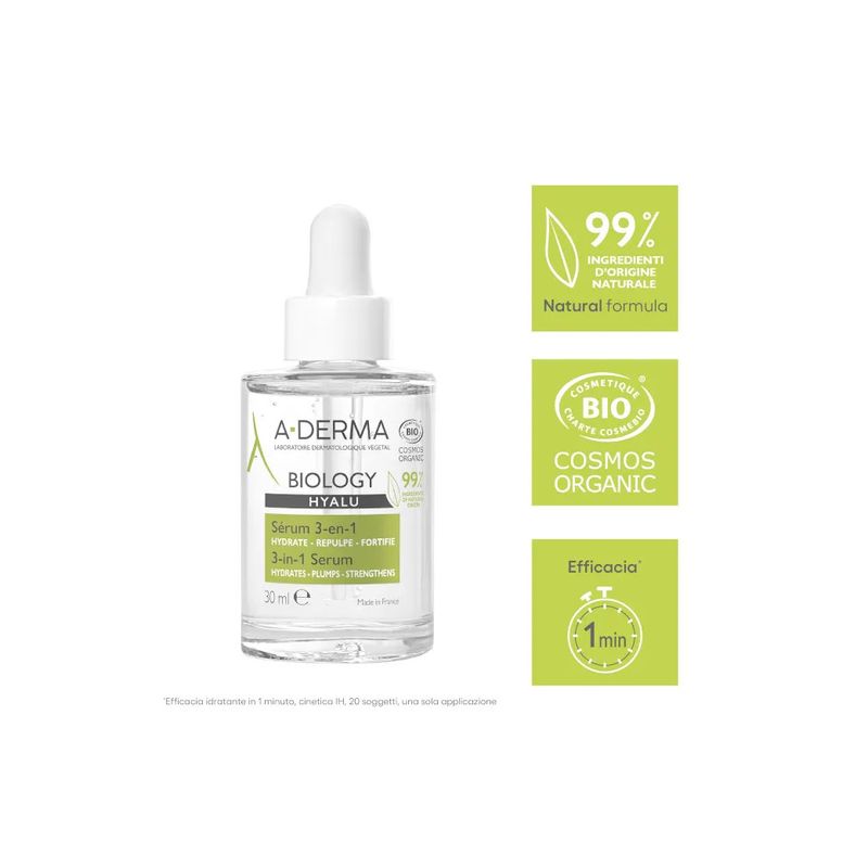 A-Derma Biology Hyalu siero 3-in-1 idratante 30ml-6