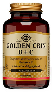 Solgar Golden Crin B + C integratore multivitaminico 100 tavolette-1