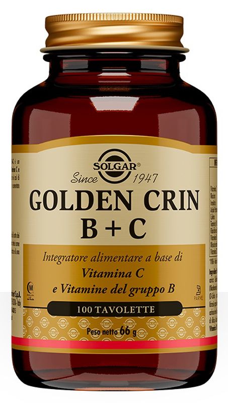 Solgar Golden Crin B + C integratore multivitaminico 100 tavolette-1