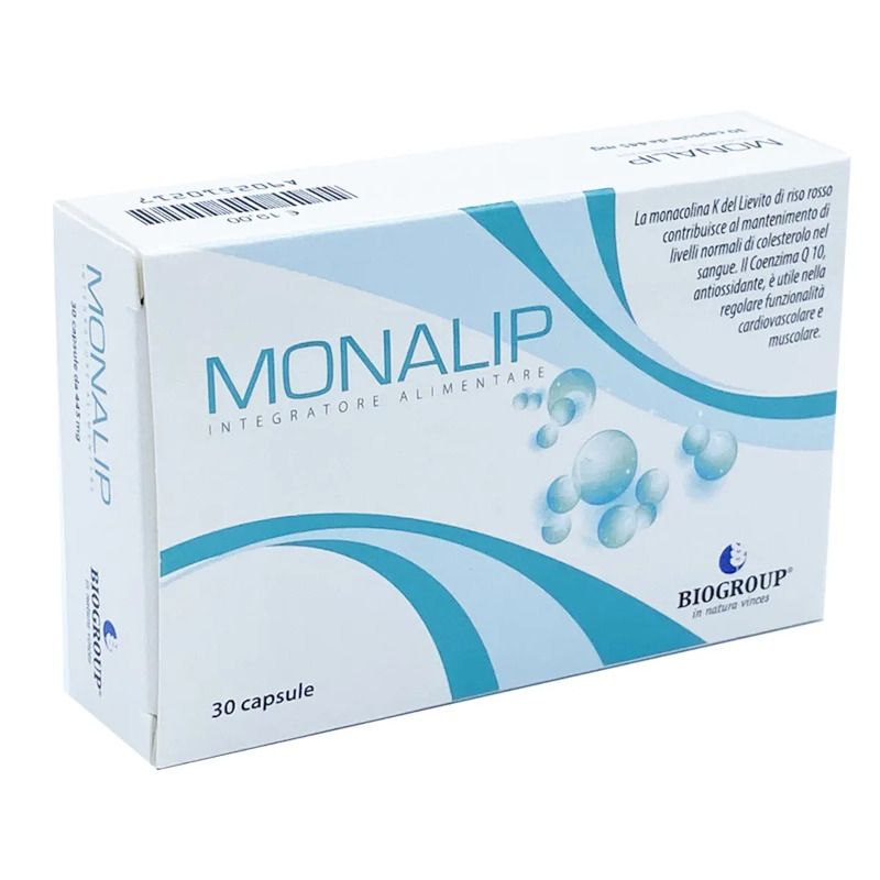 Monalip per il metabolismo del colesterolo 30 capsule-1