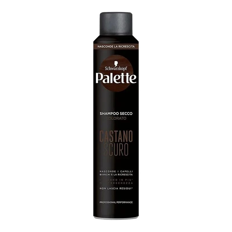 Schwarzkopf Shampoo Secco Colorato Castano Scuro per capelli bianchi e ricrescita 200ml-1