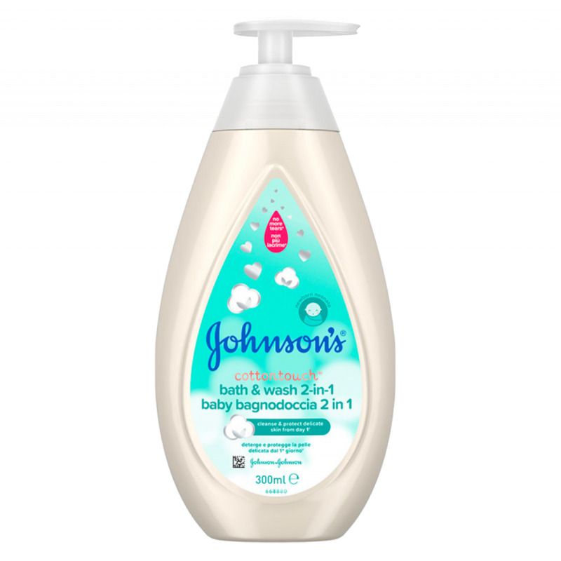 Johnson's Baby Cotton Touch bagnodoccia 2 in 1 da 300ml-1