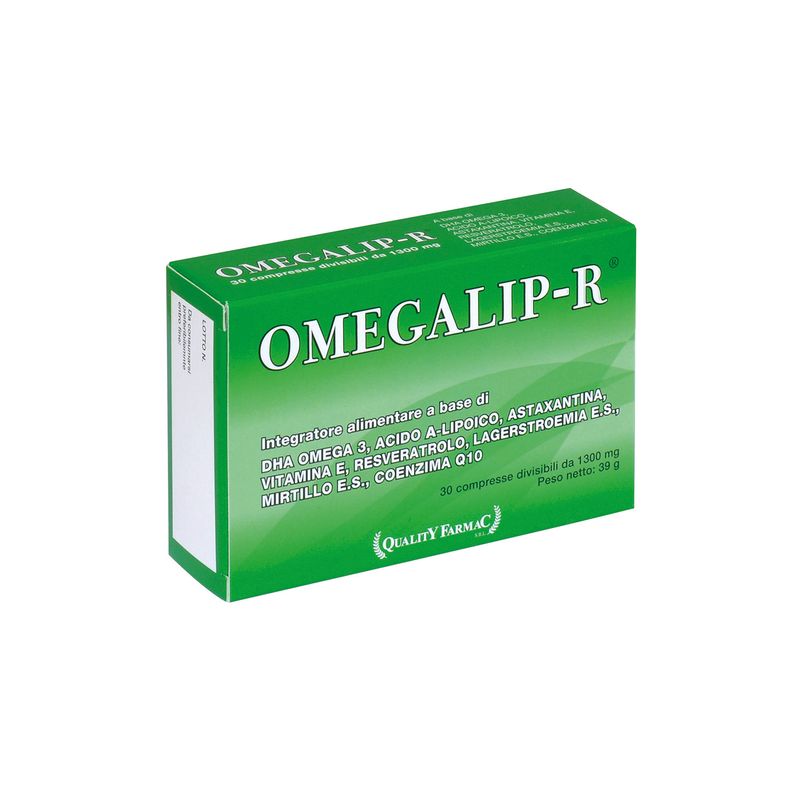 Omegalip R controllo del colesterolo e benessere cardiovascolare 30 compresse-1