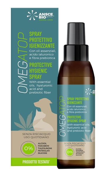 Omegatop Spray Protettivo Igienizzante Per Cani E Gatti 150ml-1