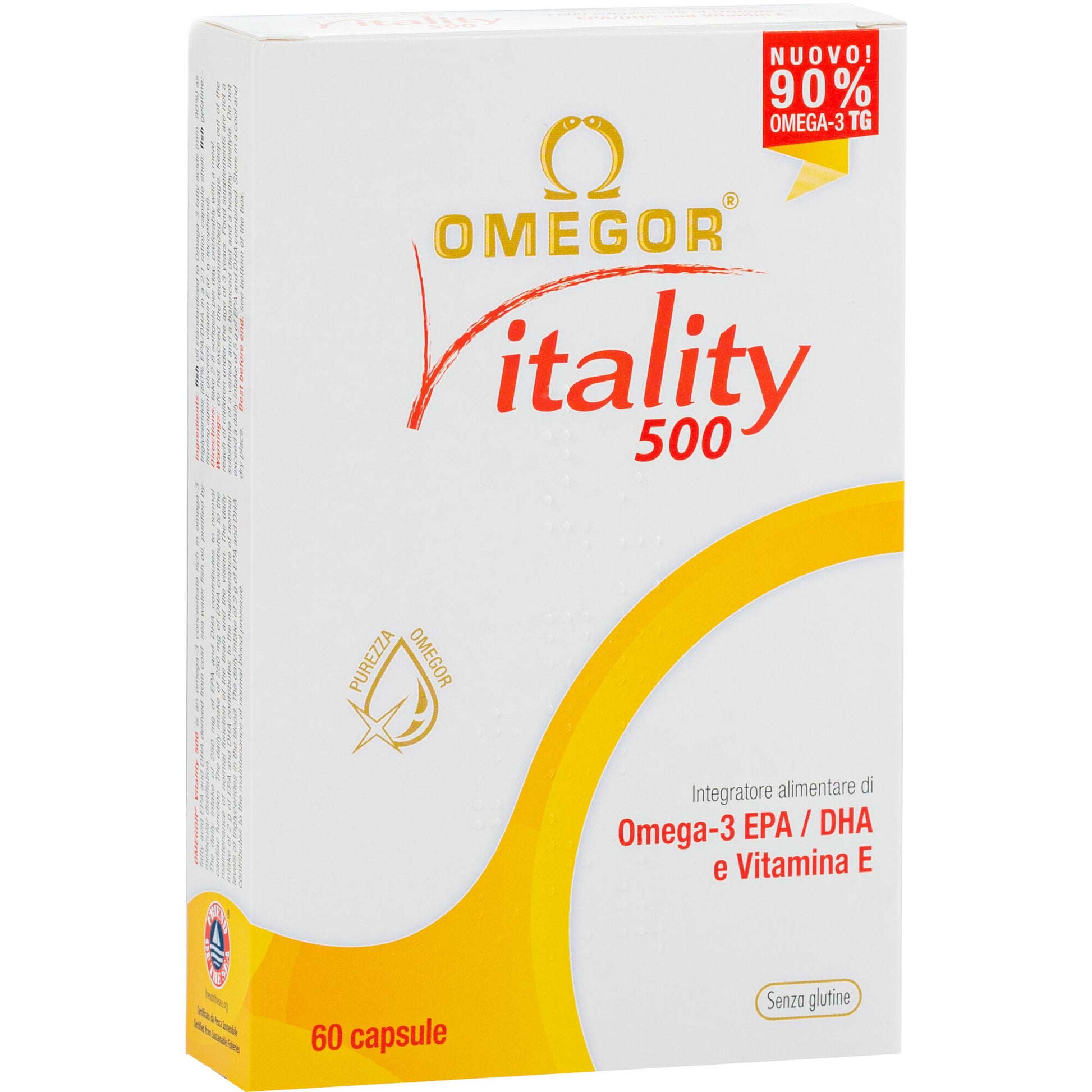 Omegor Vitality 500 utile per la funzione cardiaca 60 capsule-2