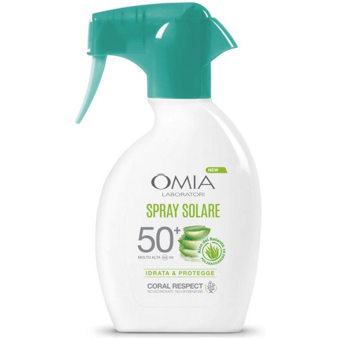 Omia Spray Trigger Solare Adulti Coral Safe Aloe Salento SPF50+ 200ml-1