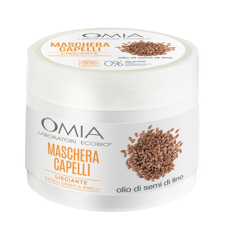 Omia Ecobiologica Maschera Capelli Semi Di Lino 250ml-1