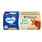 Mellin Omogeneizzato Vitello 4M+ 2x80g-2