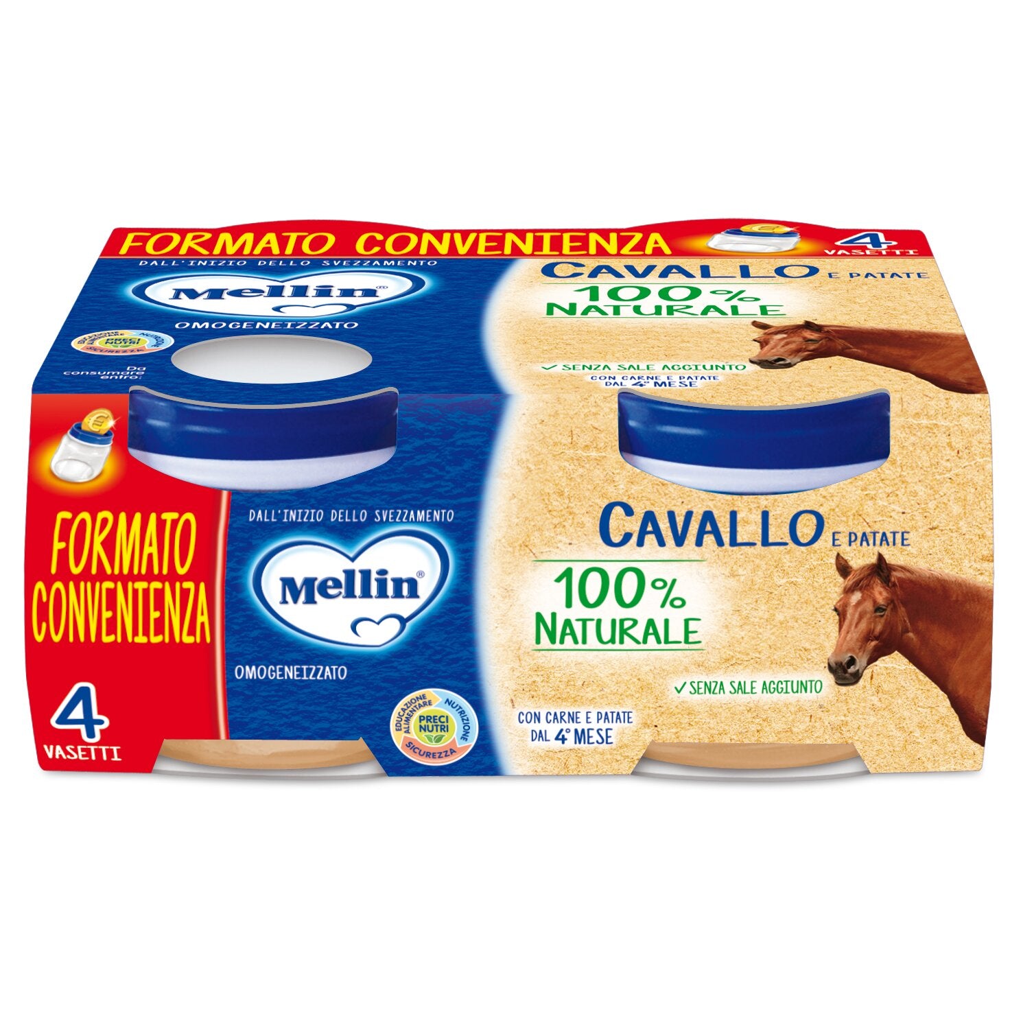 Mellin Omogeneizzato Cavallo 320g-2