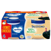 Mellin Omogeneizzato Tacchino 80g x 4 vasetti-2