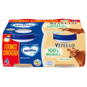 Mellin Omogeneizzato Vitello 80g x 4 vasetti-2