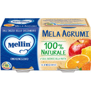 Mellin Omogeneizzato Mela Agrumi 2 Vasetti X100g-2