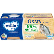 Mellin Omogeneizzato di pesce Orata 2x80g-2