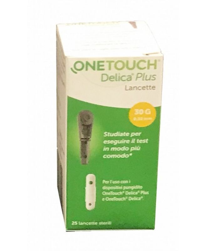 OneTouch Delica Plus lancette pungidito 25 pezzi-1