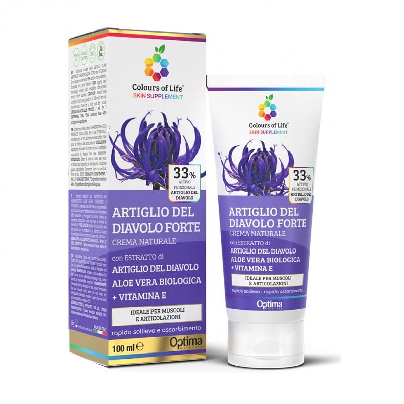 Optima Natural Crema Artiglio del Diavolo Forte per muscoli e articolazioni 100ml-1