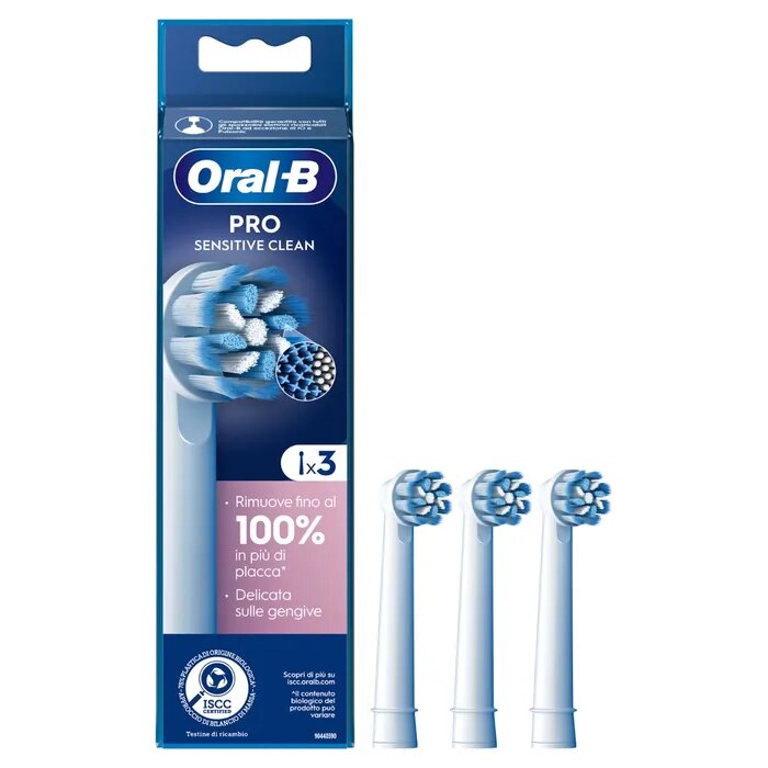 Oral-B Power Refill EB60-3 Sensitive Clean 3 Testine Di Ricambio-15