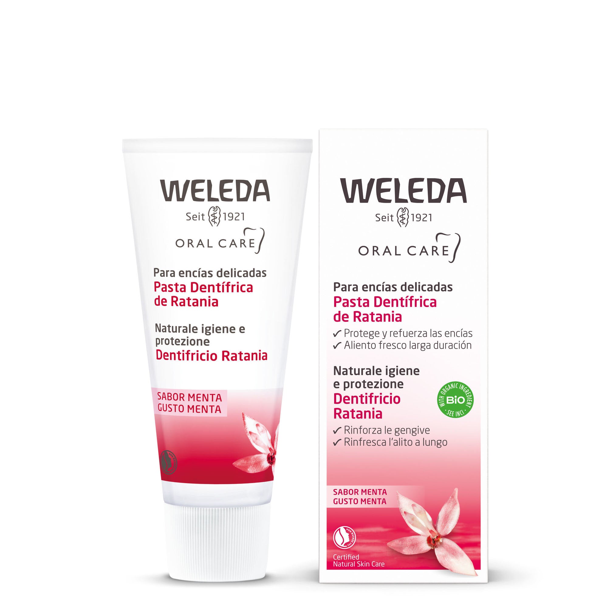 Weleda Ratania dentifricio gusto menta 75ml-2