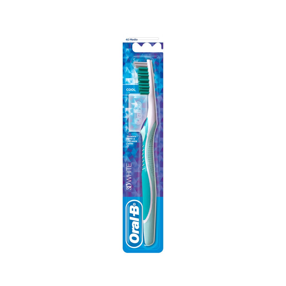 Spazzolino Manuale Medio Oral-B 3D White Cool-1