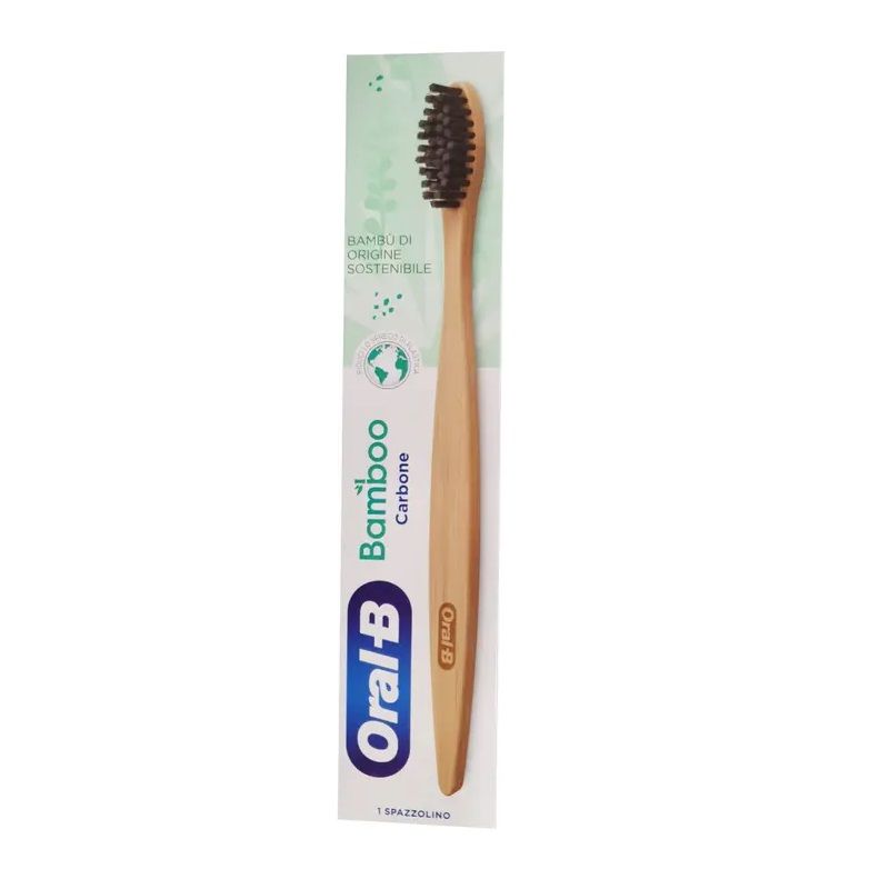Oral-B Bamboo Carbone spazzolino al bamboo 1 pezzo-1